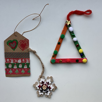 Weihnachtsbaumschmuck aus Rumänien