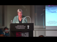 Autorin bei der Lesung